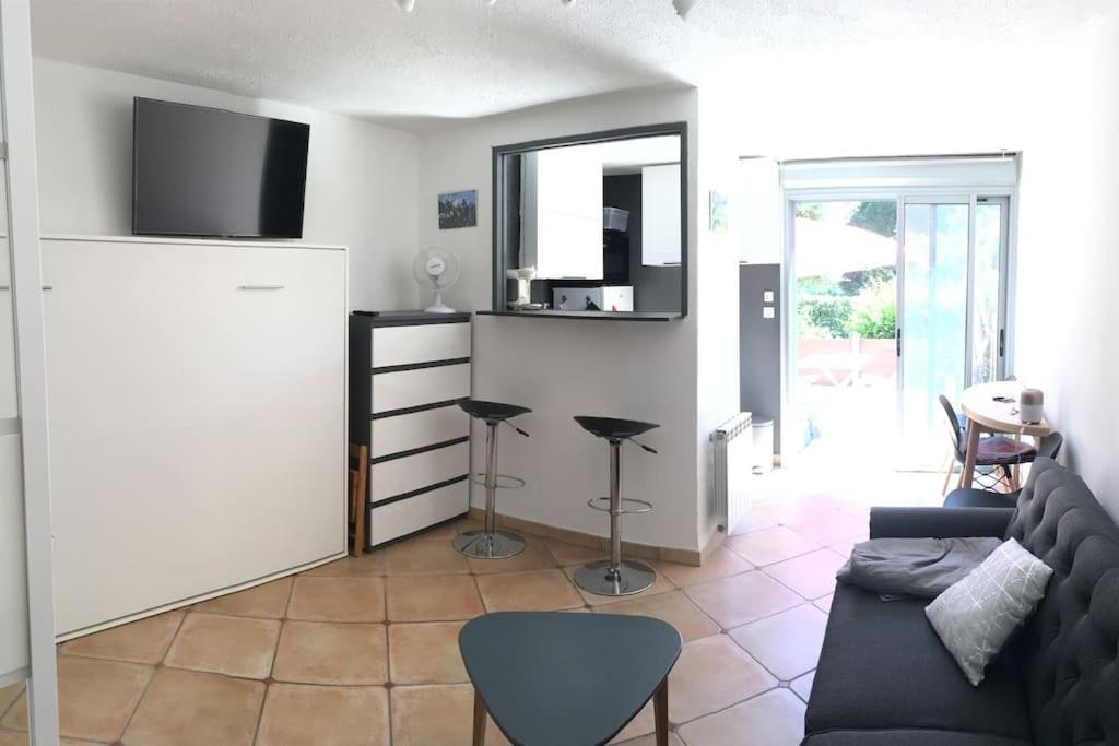 Cap Agde Studio-Cabine Jardin Clos, Port Et Plage Eksteriør billede